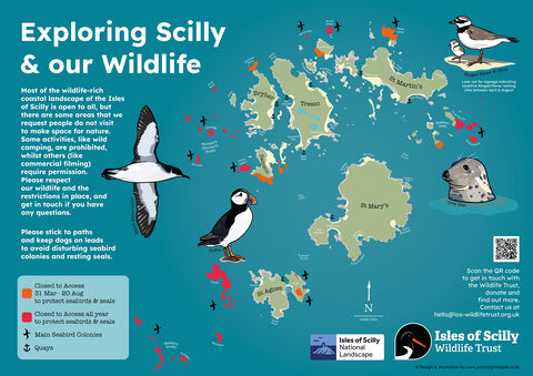 Exploring Scilly IoS Wildlife Trust Access Map ©Jenny Nightingale 2717px