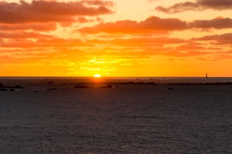 Sunset over Western Rocks 