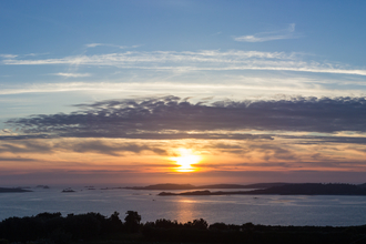 Sunset over Bryher