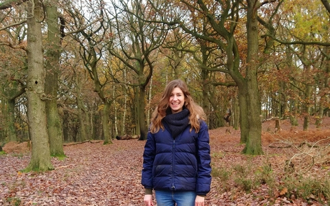 woman in forest wildlife trust