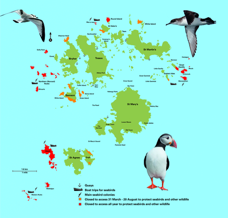 Access map of the Isles of Scilly